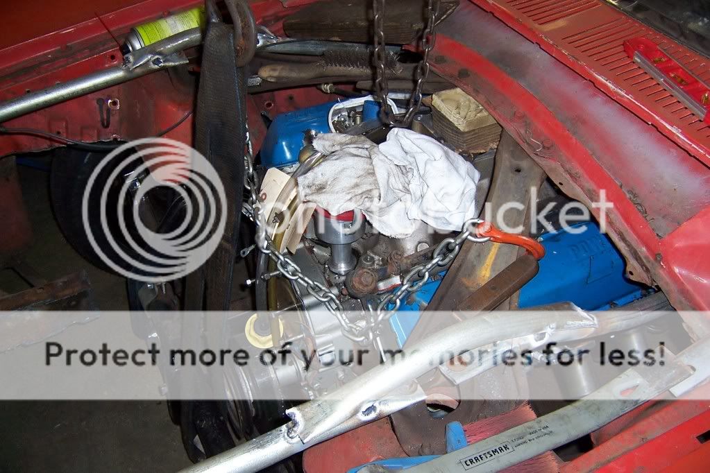 ford maverick engine. approximately 14quot; of engine